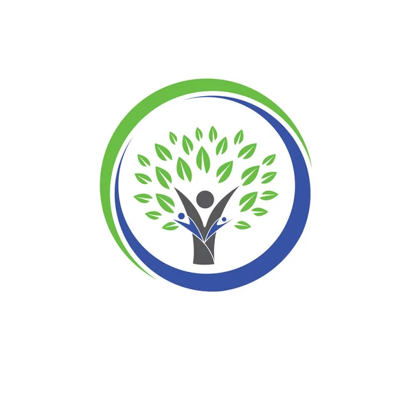 Menschen Gesundheit Logo Vektor Vorlage Stockvektor
