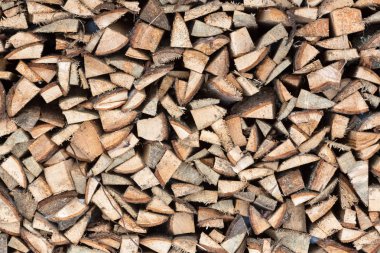 doğranmış kuru odun