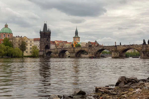 Česká republika, Praha, výhled na město v létě — Stock fotografie