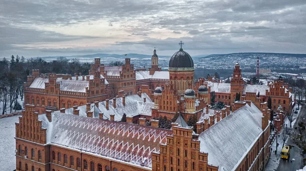 CHERNIVTSI, UKRAINE - Residence of Bukovinian and Dalmatian Metropolitans.