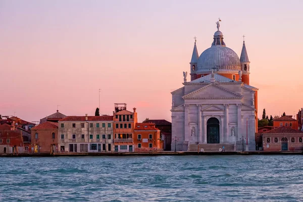 Grand Canal à Venise au coucher du soleil, Italie. Belle photo — Photo