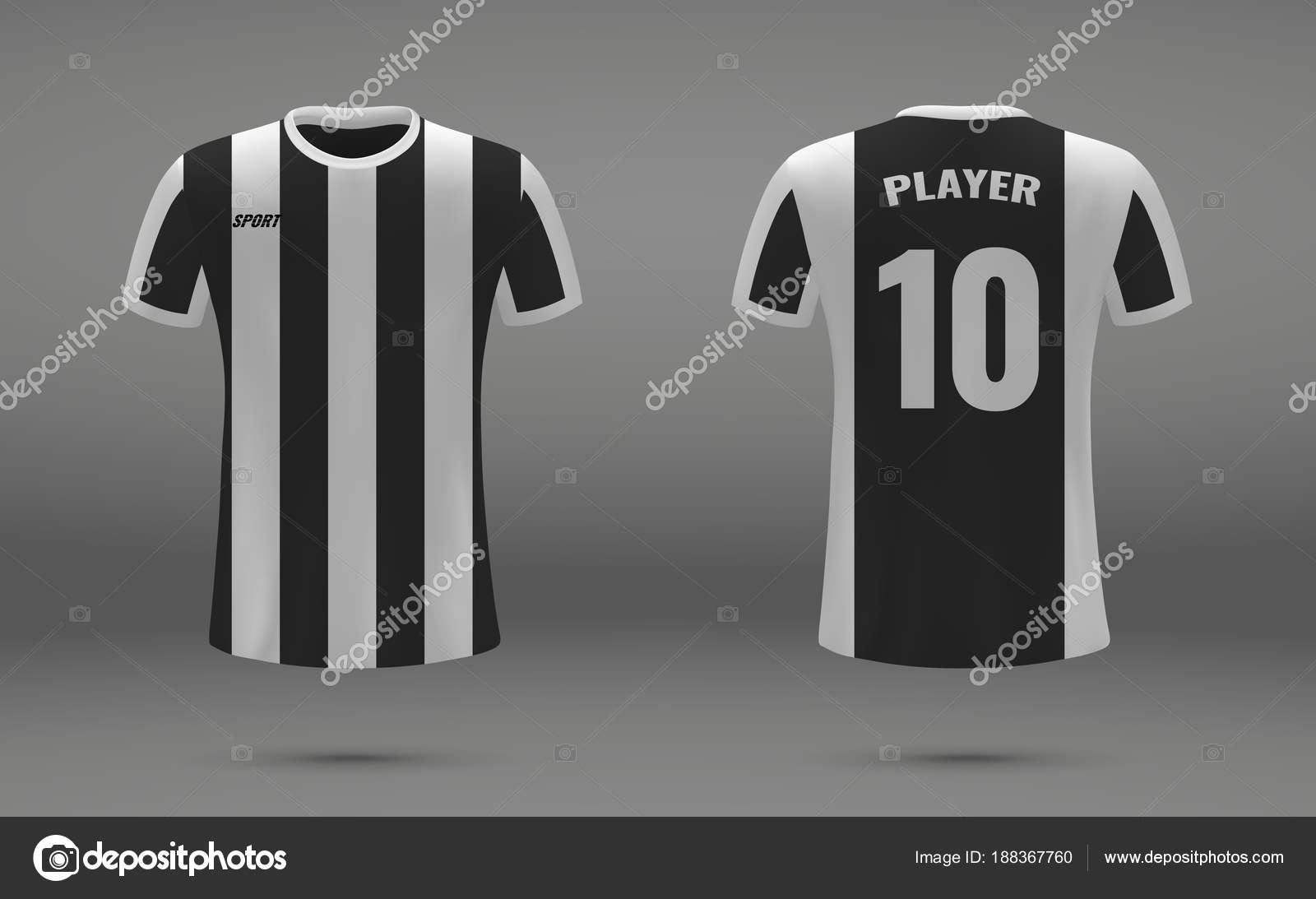 Blank Football Shirt Template Vector Images (over 4,000)