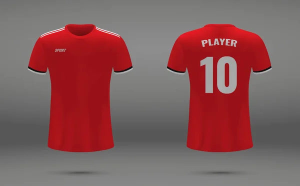 Jersey de fútbol — Vector de stock