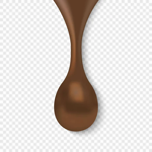 チョコレートのドロップ — ストックベクタ