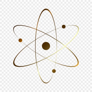 Atom icon clipart