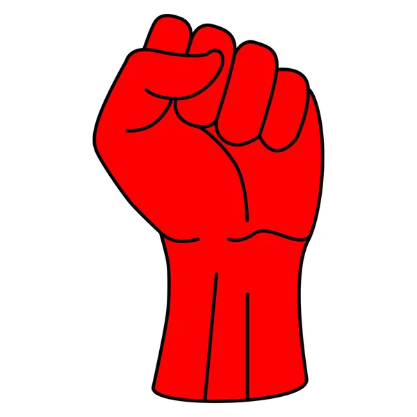 Symbole de protestation. Signe de puissance — Image vectorielle