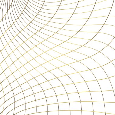 Altın geometrik soyut desen