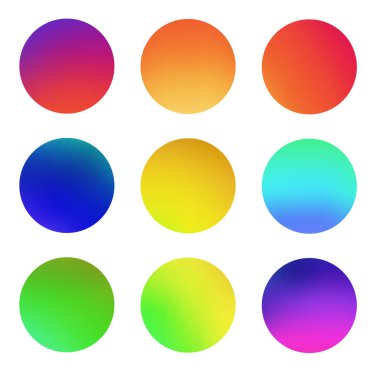 Yuvarlak gradyan seti