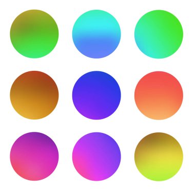 Yuvarlak gradyan seti