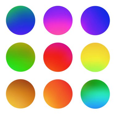 Yuvarlak gradyan seti