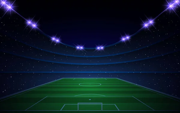 Soccer stadium — Stock Vector