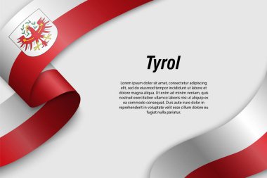 Avusturya bayrağıyla sallanan kurdele ya da bayrak