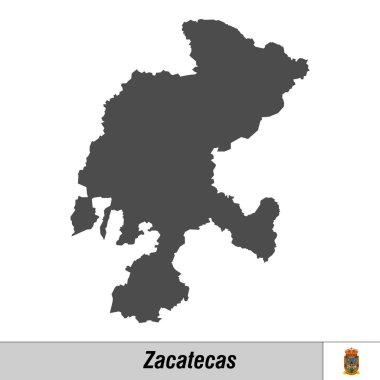 Meksika bayraklı yüksek kalite harita