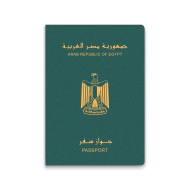 Realistic 3d Passport clipart
