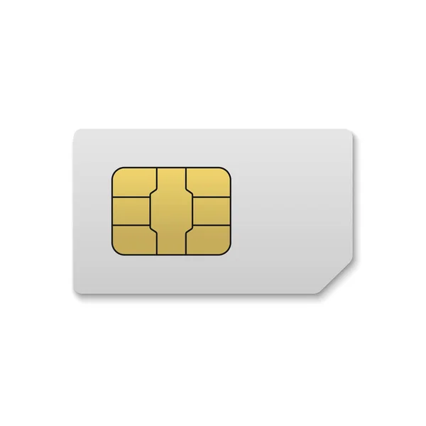 手机 sim 卡 — 图库矢量图片