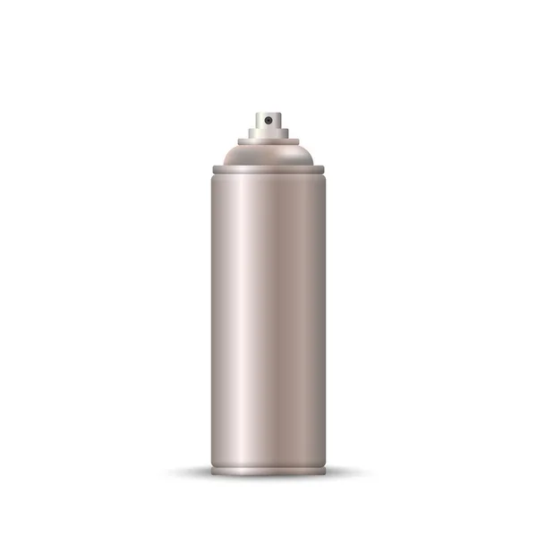 Blank metal bottle spray aerosol — 스톡 벡터