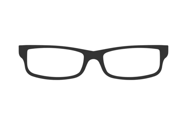 Sonnenbrille oder Brille Silhouette — Stockvektor