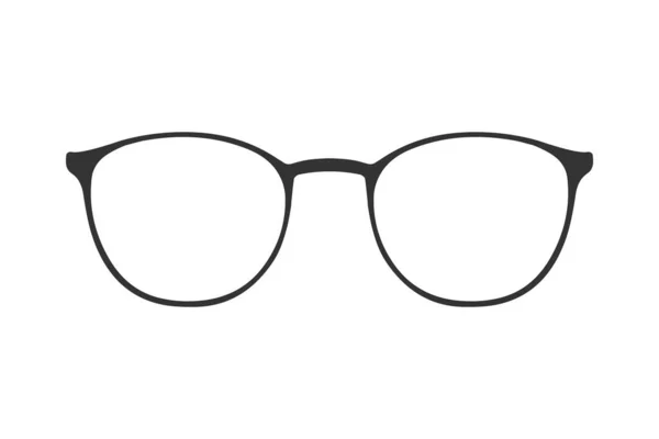 Sonnenbrille oder Brille Silhouette — Stockvektor