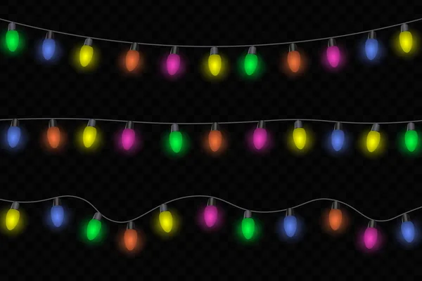 Lumières de Noël . — Image vectorielle