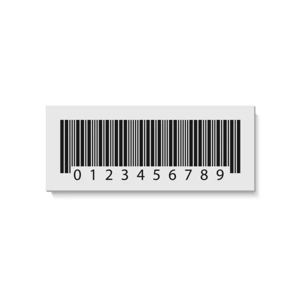 Αυτοκόλλητο ετικέτας Barcode — Διανυσματικό Αρχείο