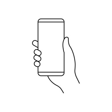 El ele tutuşan cep telefonu
