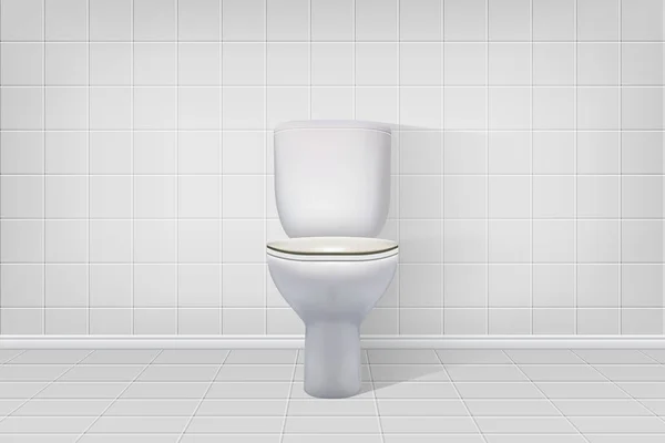 Realistyczne tło wnętrza toalety. — Wektor stockowy