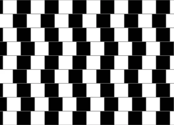 Cafe væg geometrisk optisk illusion mønster – Stock-vektor