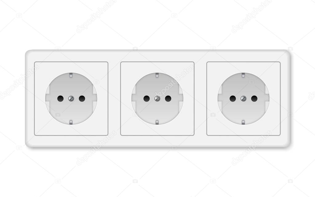 realistic electric socket