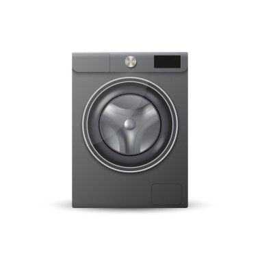 Gerçekçi modern çamaşır makinesi