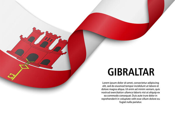 Лента или баннер с флагом
