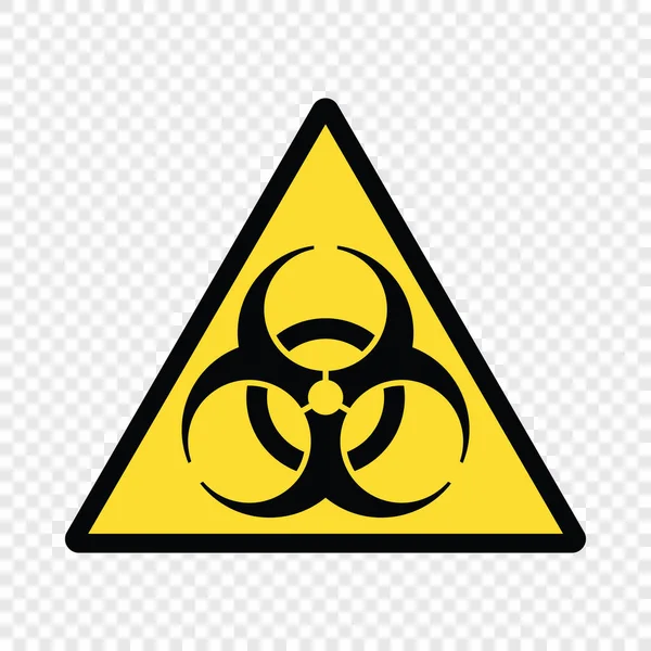 Biohazardův Symbol Biologické Varovné Znamení — Stockový vektor