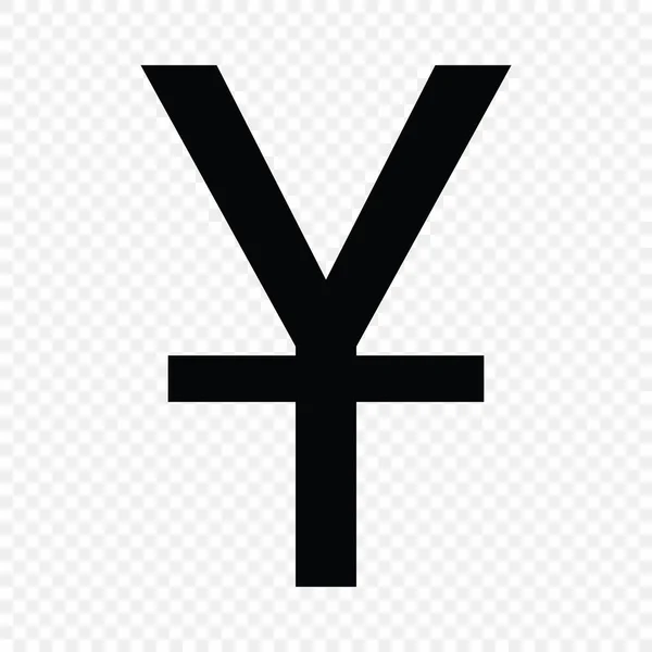 Китайский Знак Юаня Значок Символа Валюты — стоковый вектор