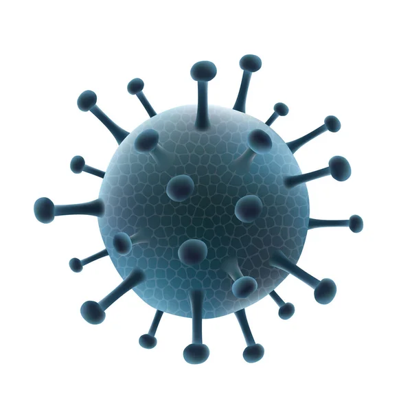 Ιός Κορόνα Διάνυσμα Ρεαλιστικός Coronavirus — Διανυσματικό Αρχείο
