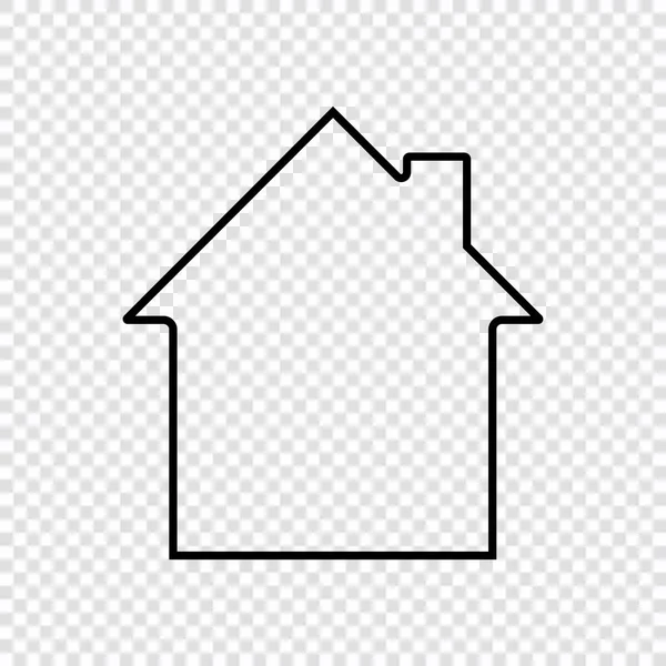 Home Vektor Symbol Haus Logo — Stockvektor