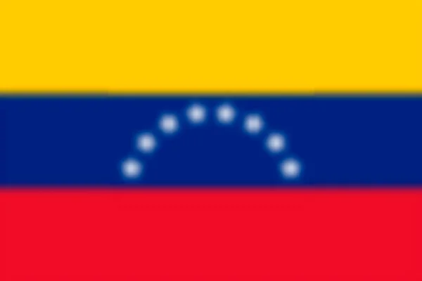 模糊的背景与国旗委内瑞拉 矢量说明 — 图库矢量图片