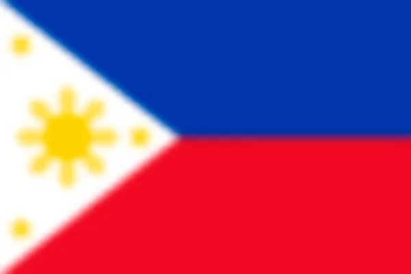 Fondo Borroso Con Bandera Filipinas Ilustración Vectorial — Vector de stock