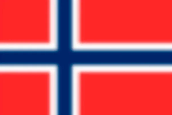 Fondo Borroso Con Bandera Noruega Ilustración Vectorial — Archivo Imágenes Vectoriales