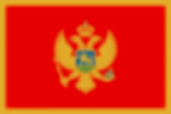 Θολή Φόντο Σημαία Μαυροβουνίου Εικονογράφηση Διανύσματος — Διανυσματικό Αρχείο
