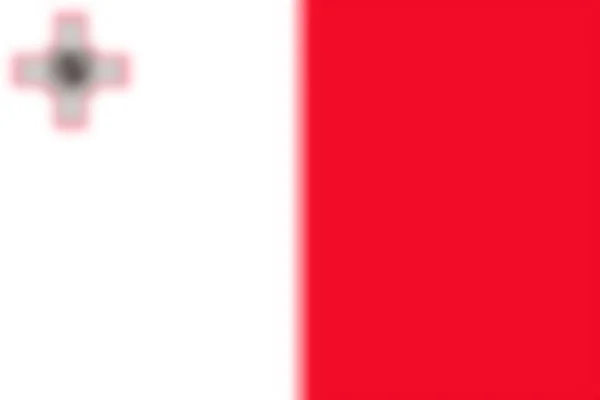 Verschwommener Hintergrund Mit Flagge Malta Vektorillustration — Stockvektor