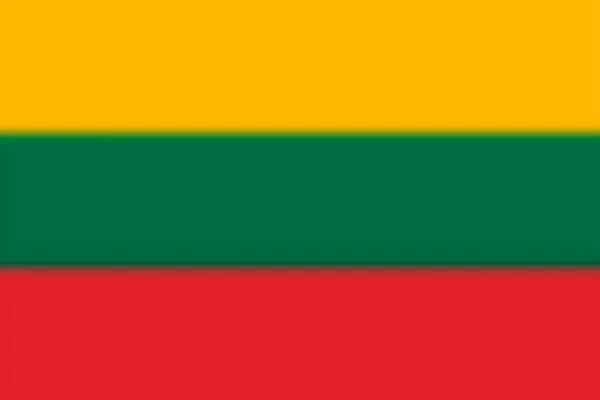 Zamazane Tło Flagą Litwy Ilustracja Wektora — Wektor stockowy
