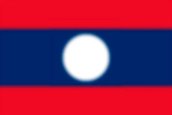 Fundo Borrado Com Bandeira Laos Ilustração Vetorial —  Vetores de Stock