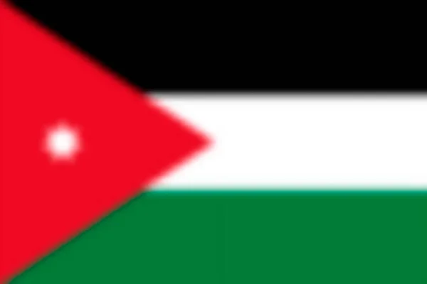 Fondo Borroso Con Bandera Jordania Ilustración Vectorial — Archivo Imágenes Vectoriales