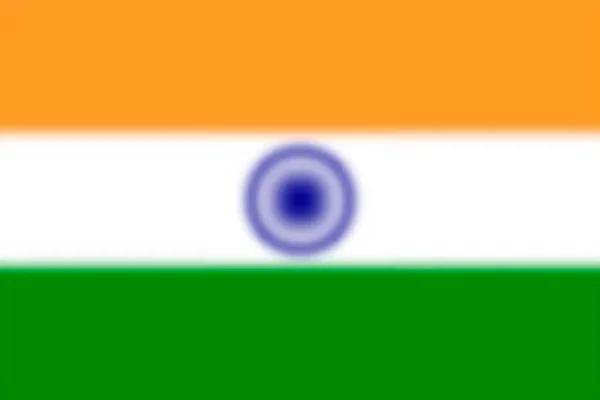 旗のインドとの背景がぼやけている ベクターイラスト — ストックベクタ