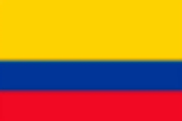 Unscharfer Hintergrund Mit Kolumbianischer Flagge Vektorillustration — Stockvektor