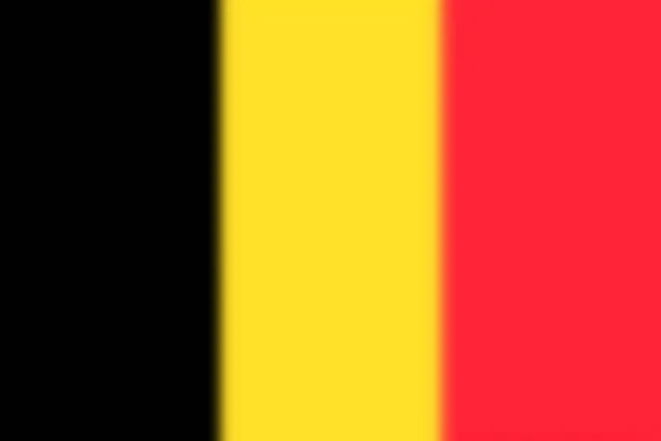 Wazige Achtergrond Met Vlag België Vectorillustratie — Stockvector