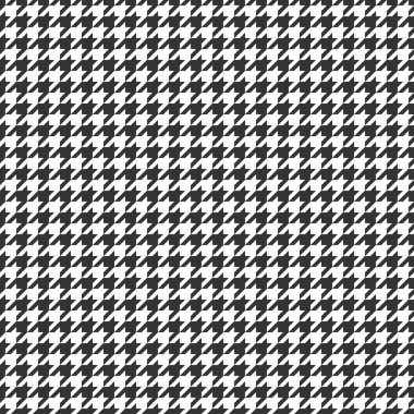 Houndstooth kusursuz desen. Vektör illüstrasyonu