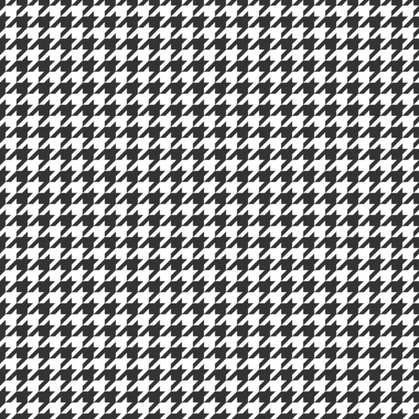 Houndstooth Seamless Pattern Vector Illustration — Stock Vector