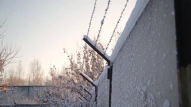 Barbwire kar kış