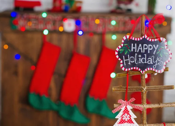 Creatieve kerstboom decoratie — Stockfoto