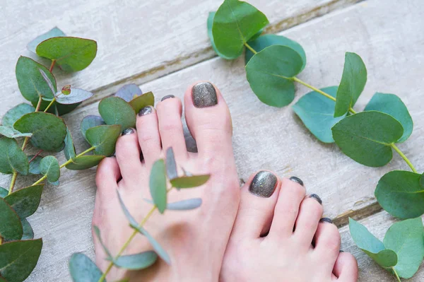 Schoonheidsbehandeling voor vrouw voeten — Stockfoto
